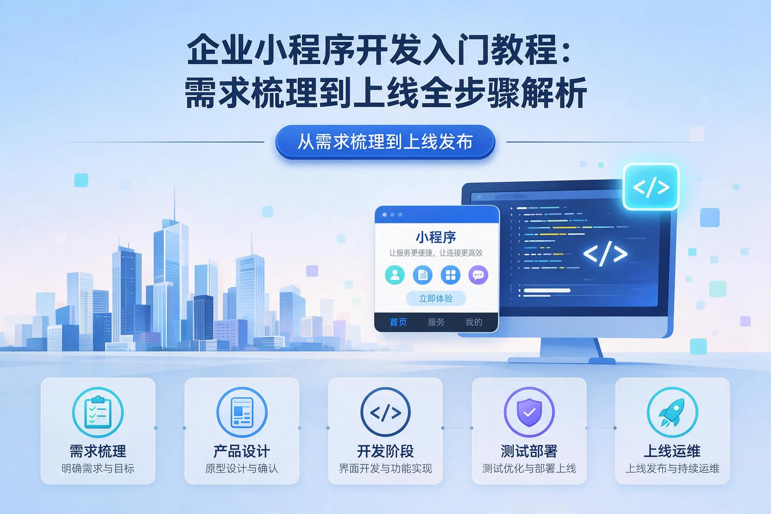 海南企业小程序开发入门教程：需求梳理到上线全步骤解析