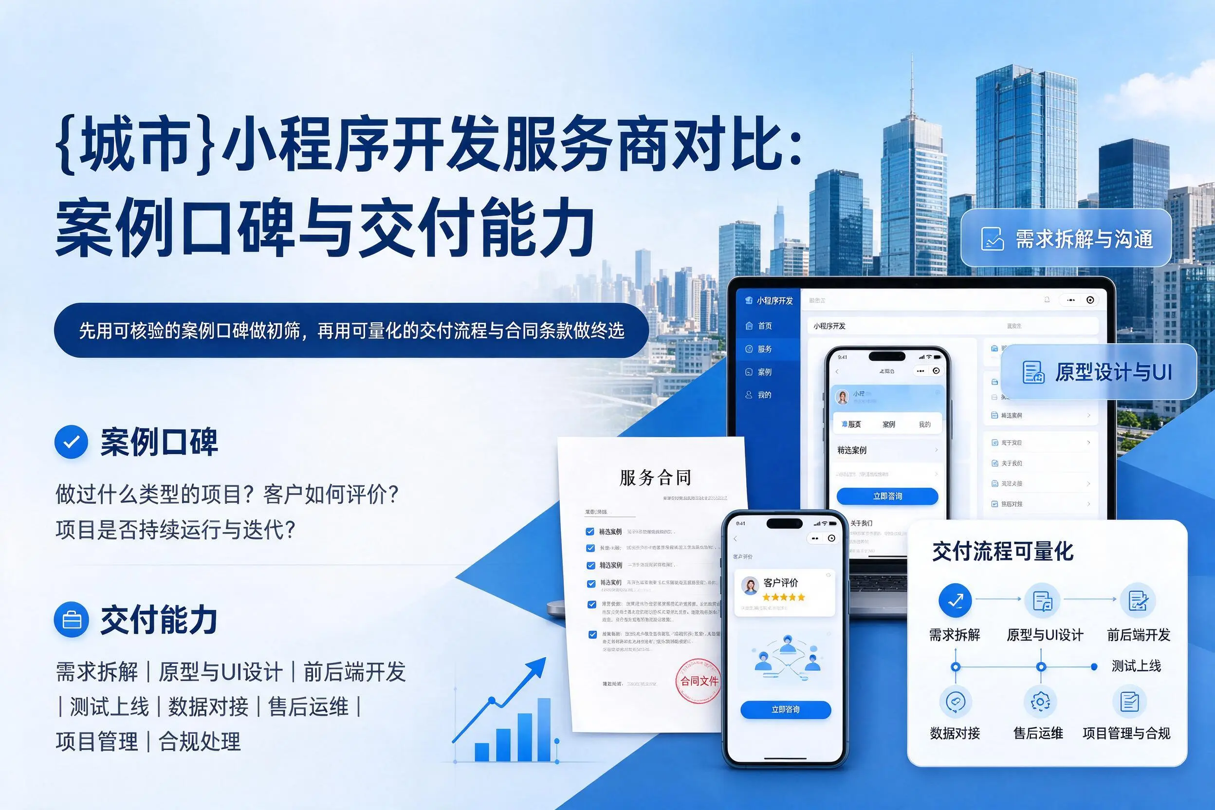海南小程序开发服务商对比：案例口碑与交付能力