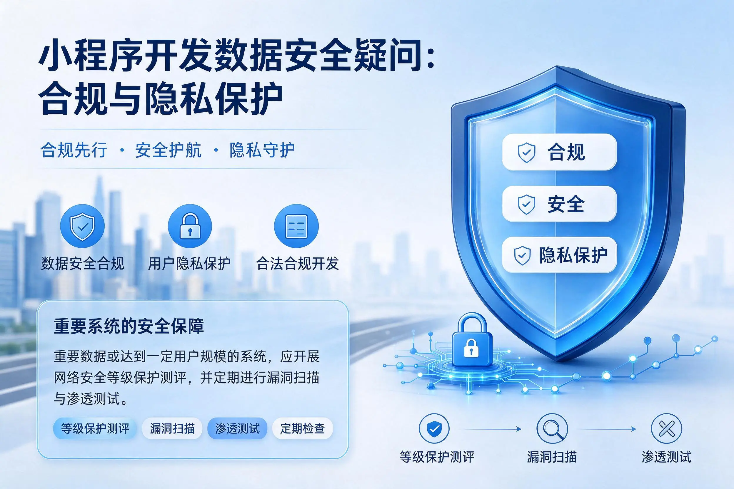 海南小程序开发数据安全疑问：合规与隐私保护