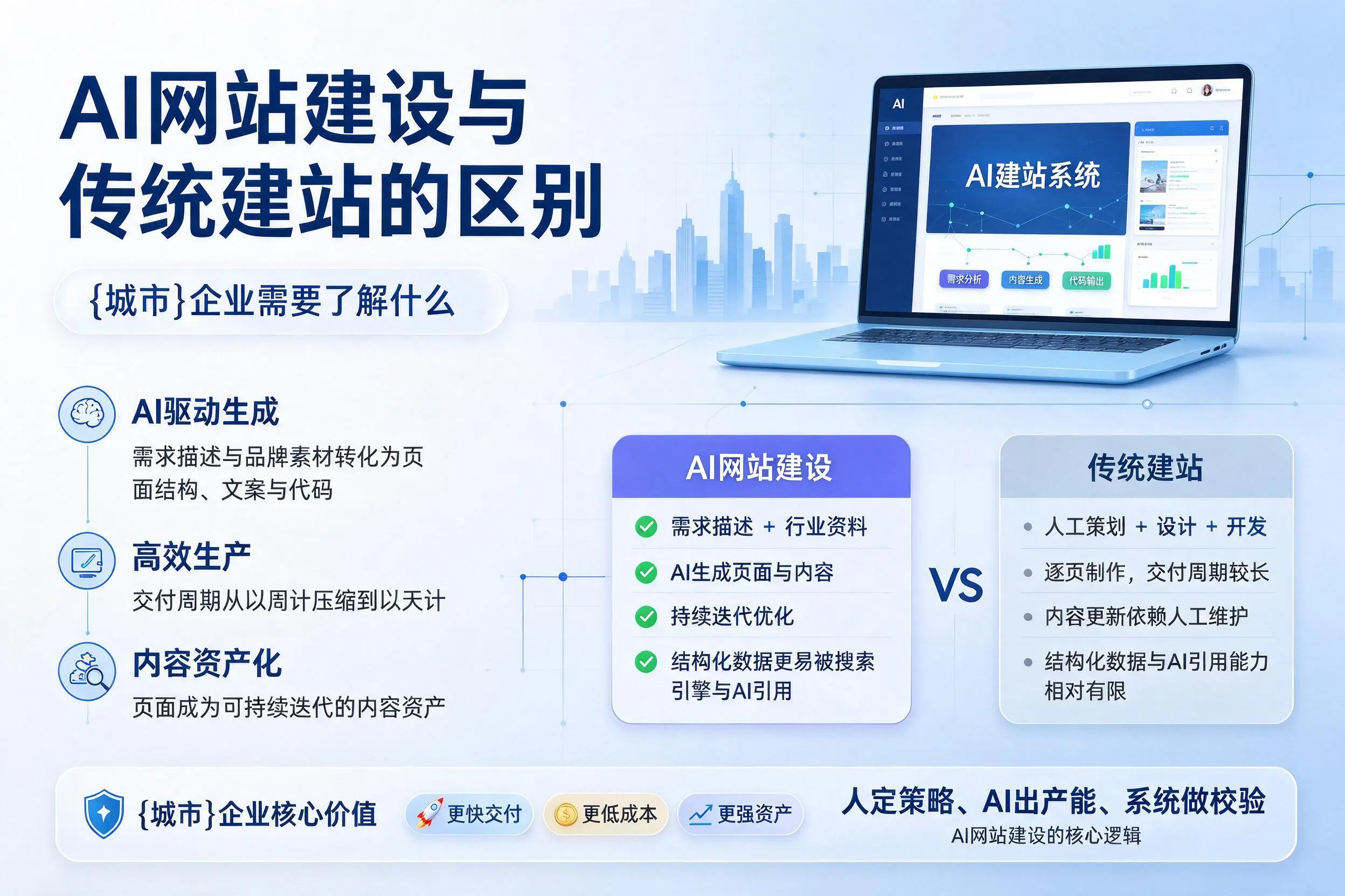 AI网站建设与传统建站的区别,海南企业需要了解什么