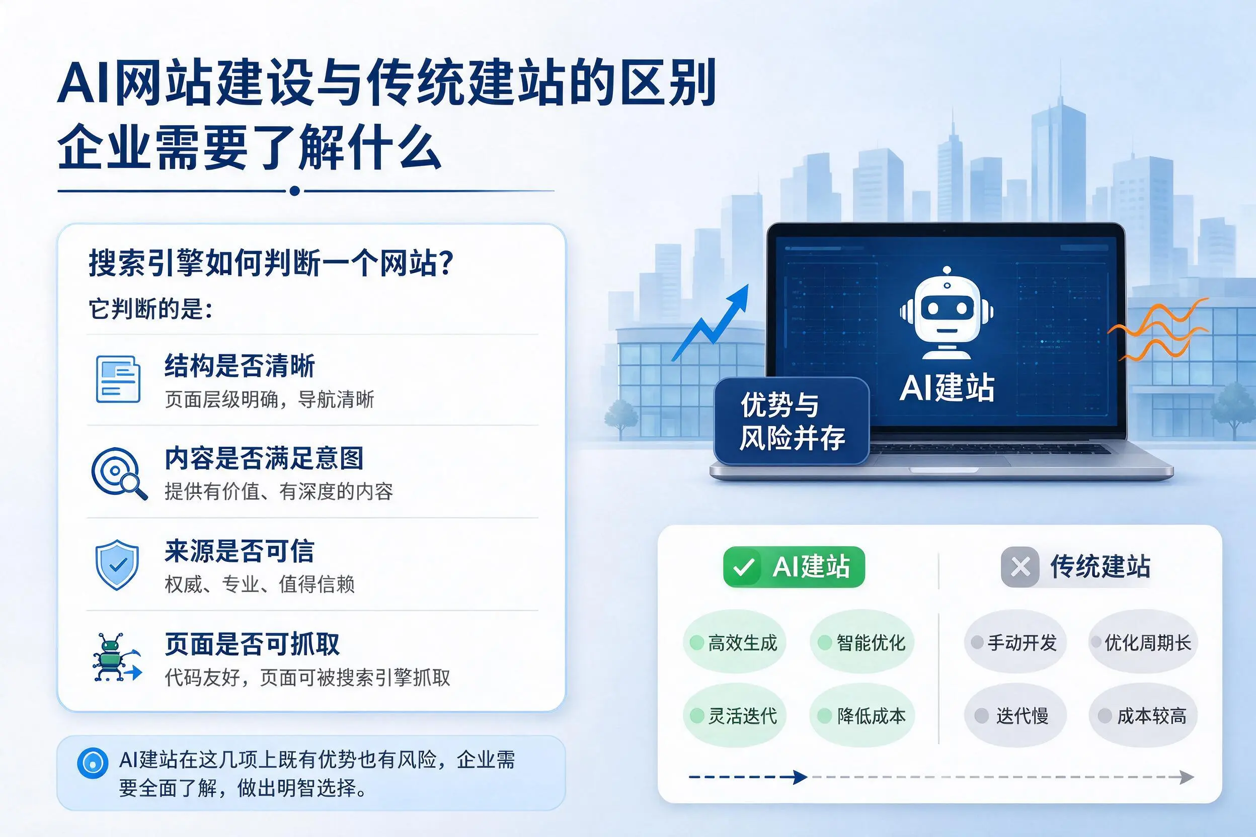 AI网站建设与传统建站的区别,海南企业需要了解什么