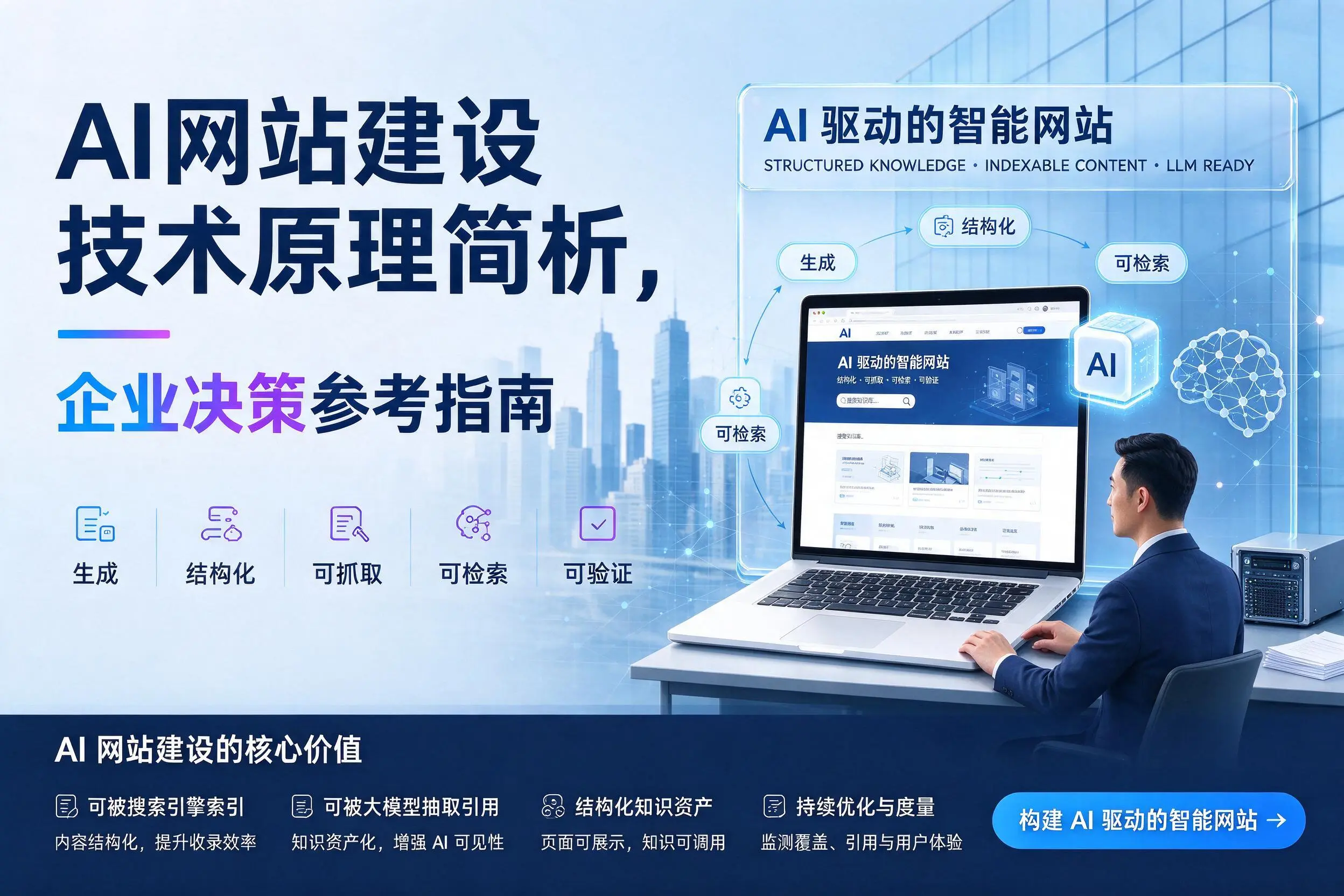 AI网站建设技术原理简析，海南企业决策参考指南