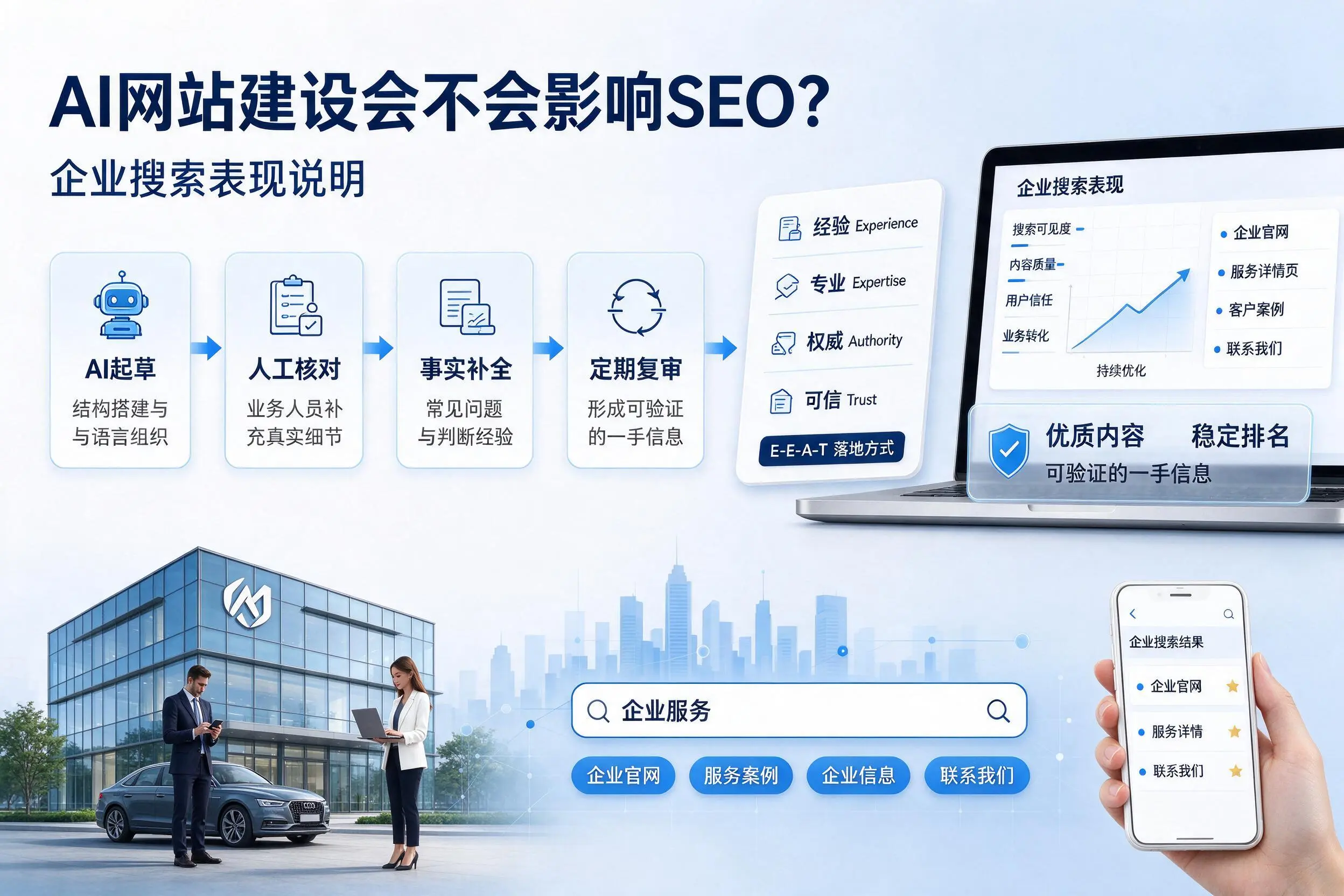 AI网站建设会不会影响SEO?海南企业搜索表现说明