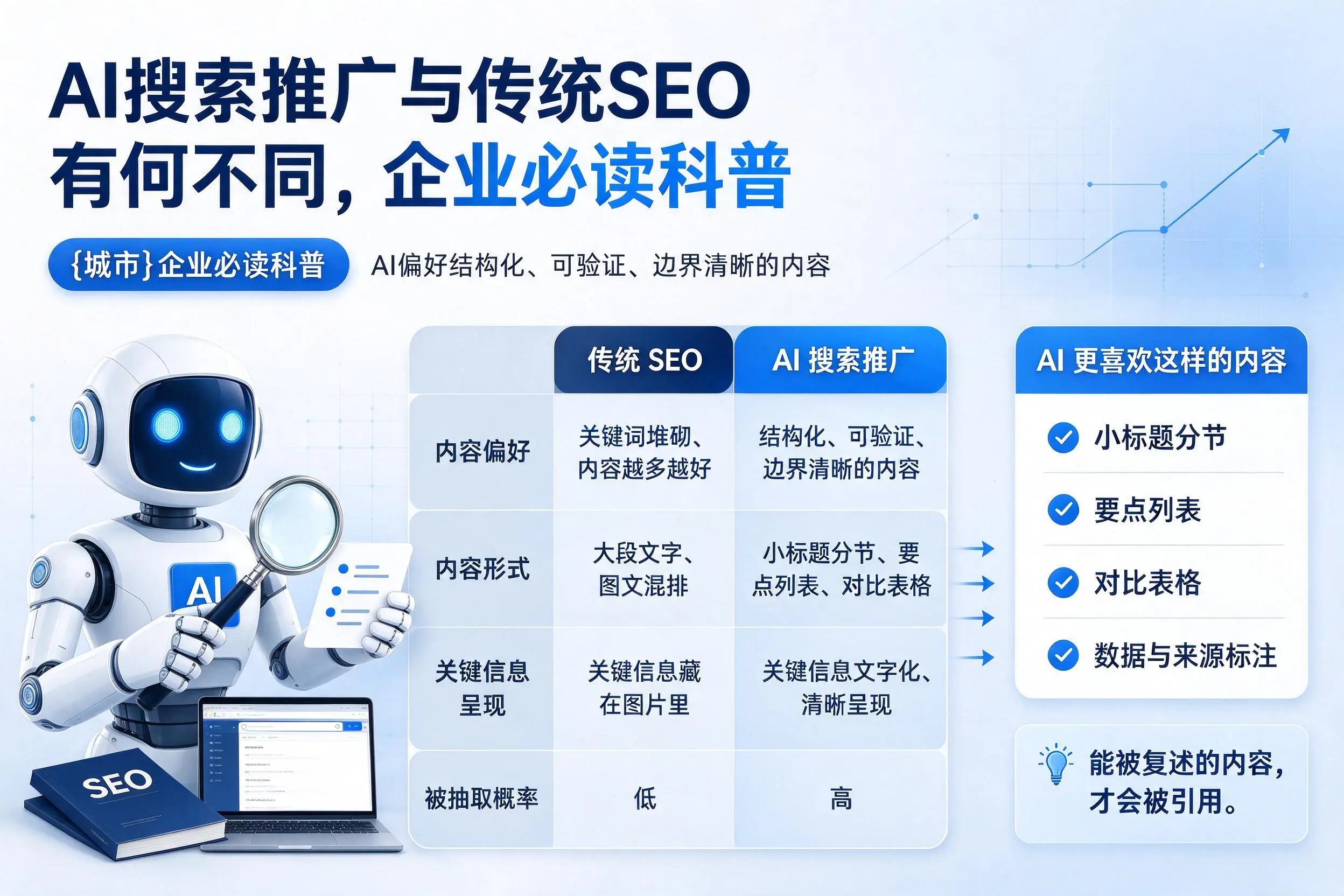 AI搜索推广与传统SEO有何不同，海南企业必读科普